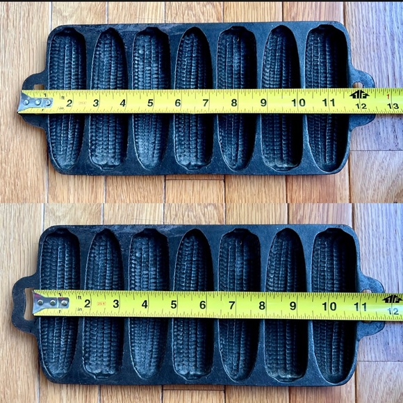 BS & R - 7SC Cast Iron Cornbread Mold Corn Bread Pan Baking Pan Cake Pan - Picture 3 of 13